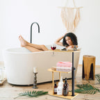 Bamboo Bathtub Rack for Bathroom and Living Room